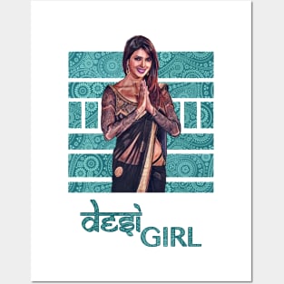 Desi Girl Posters and Art